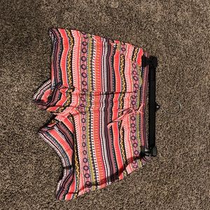 cute spring colored short